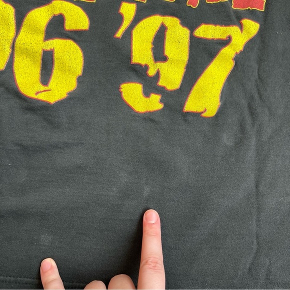 Vintage 1996/97 Kiss Alive World Tour T-shirt Double Sided Graphic Size XL - Picture 6 of 7